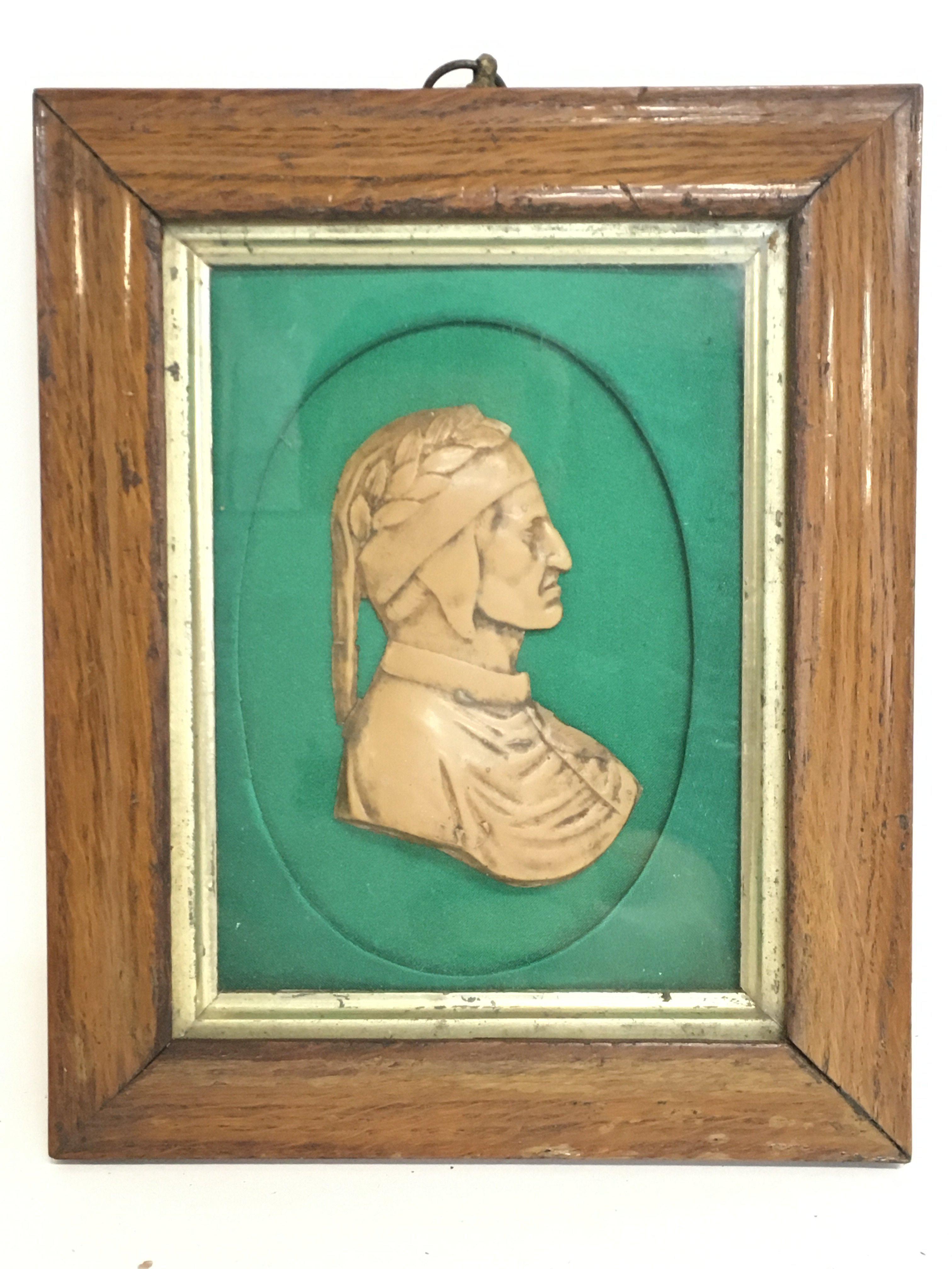 A framed Victorian three dimensional wax picture o