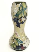 A Moorcroft Emma Bosons vase, 24cm tall. No obviou