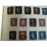 An album containing Used British stamps from Queen
