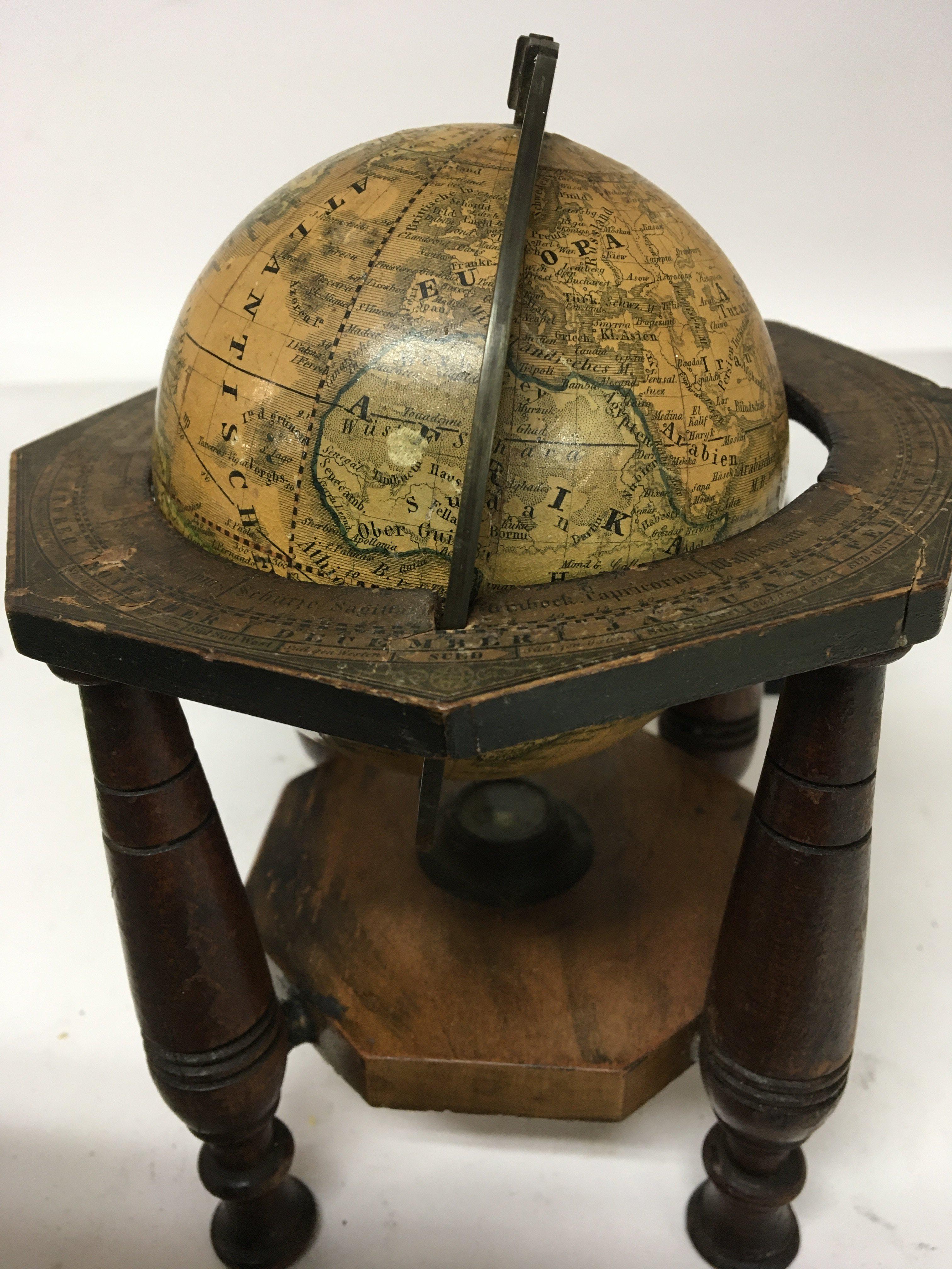 A 19th Terrestrial Globe 4inch set in a measured b - Bild 4 aus 5