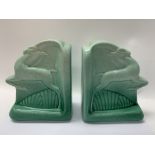 Pilkington Royal Lancastrian ceramic bookends in t