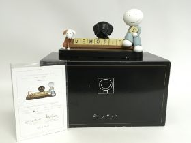 A boxed Doug Hyde cold cast Porcelain sculpture by