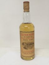 A late 1960s bottle of Glenmorangie 10 year old si