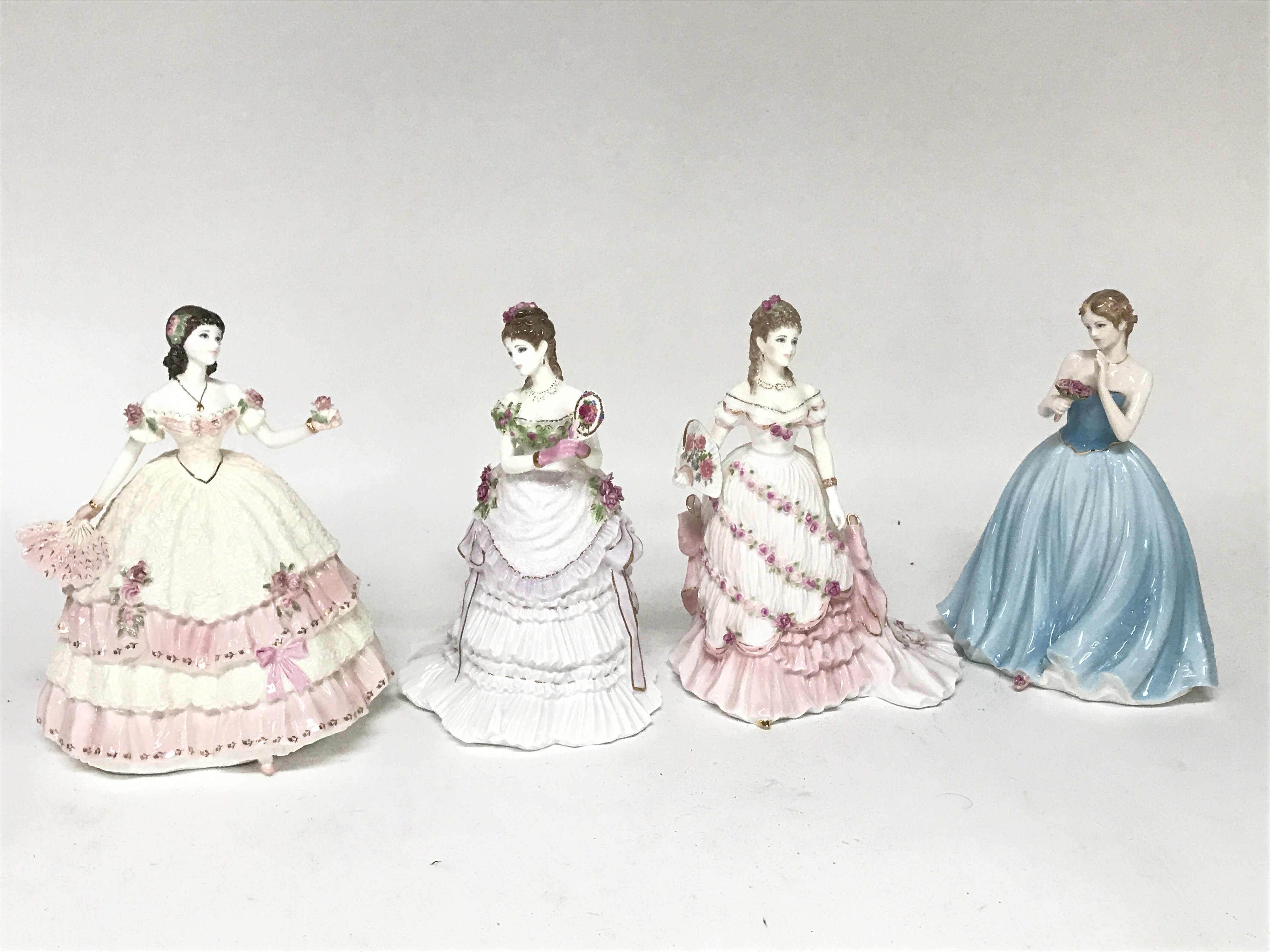 Royal Worcester and Coalport Porcelain figures, in