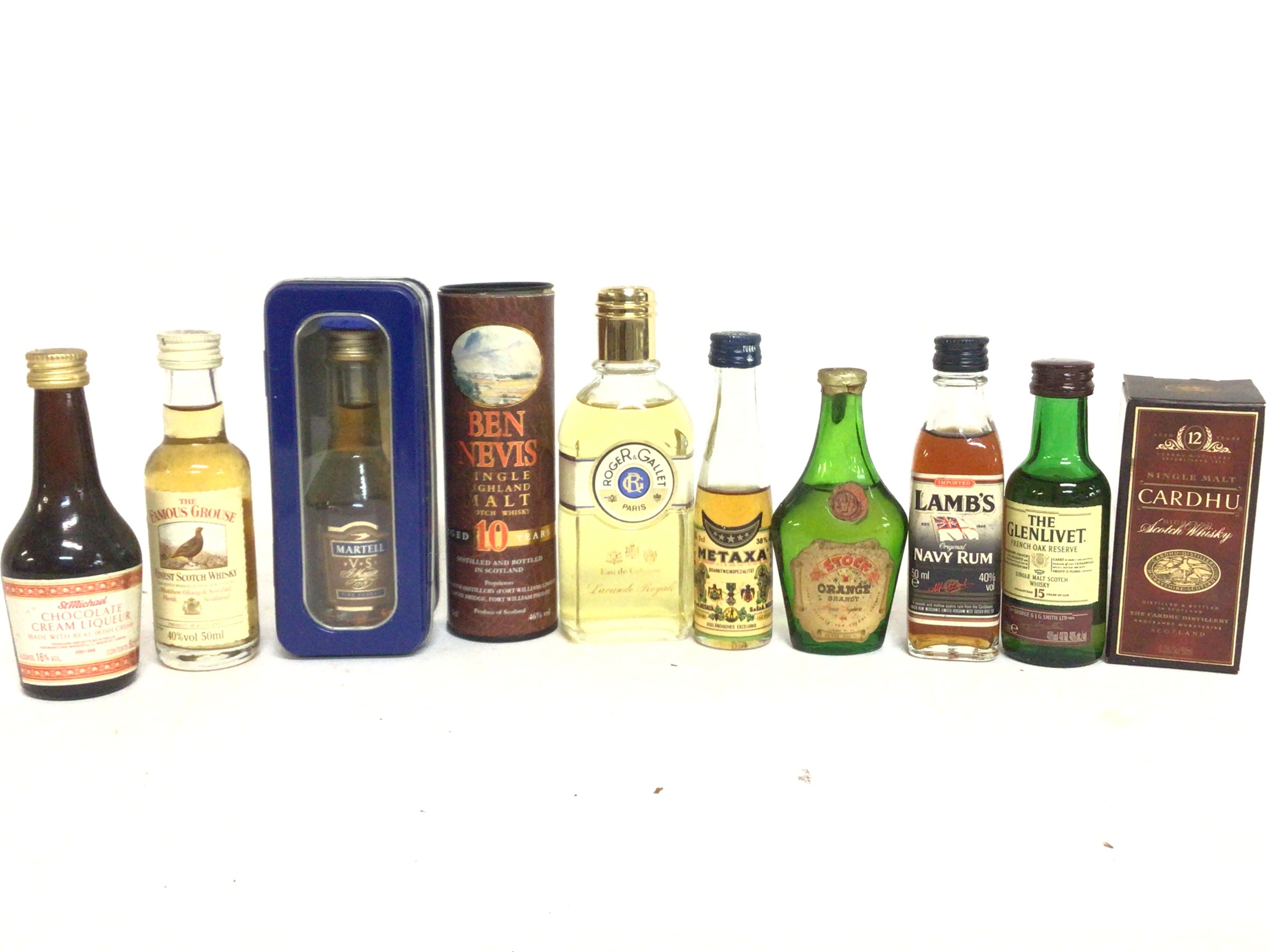 A Collection of miniature spirits including whiske - Image 2 of 2