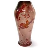 A Bernard Moore FlambÃ© vase with Dragon decoratio