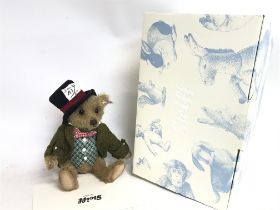 A boxed Steiff limited edition Mad Hatter bear wit