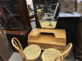 A mid 20th century G Plan oak dressing table with