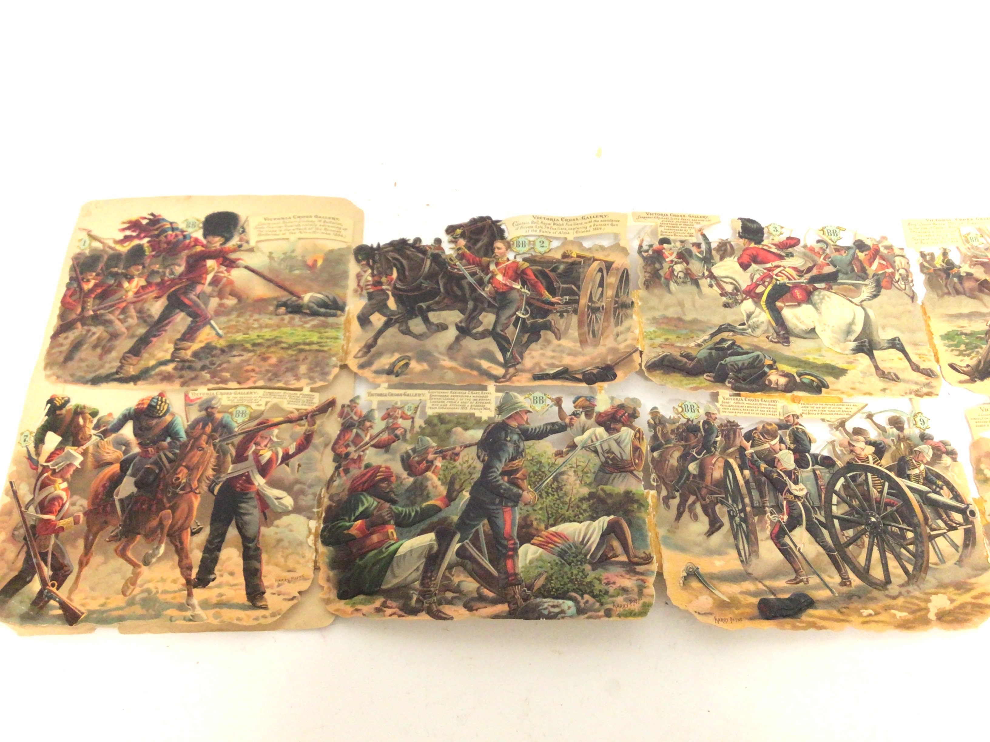 A rare Victorian panorama- The Heroes of the Victo - Image 2 of 4