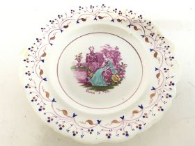 A Victoria & Albert plate, this lot cannot be post