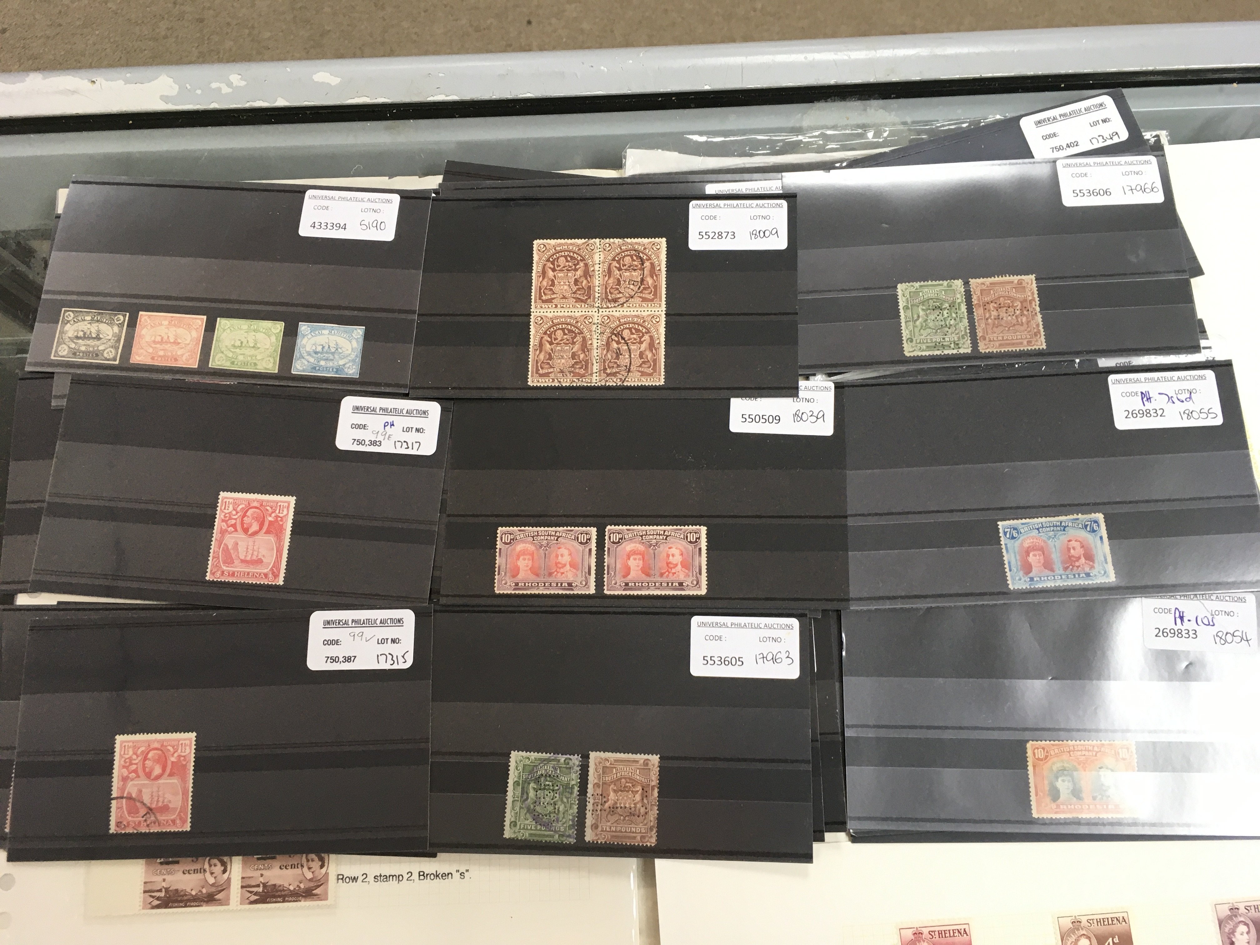 A collection of presented stamps including Victori - Image 7 of 10