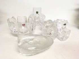A collection of mid 20th century design glass roya