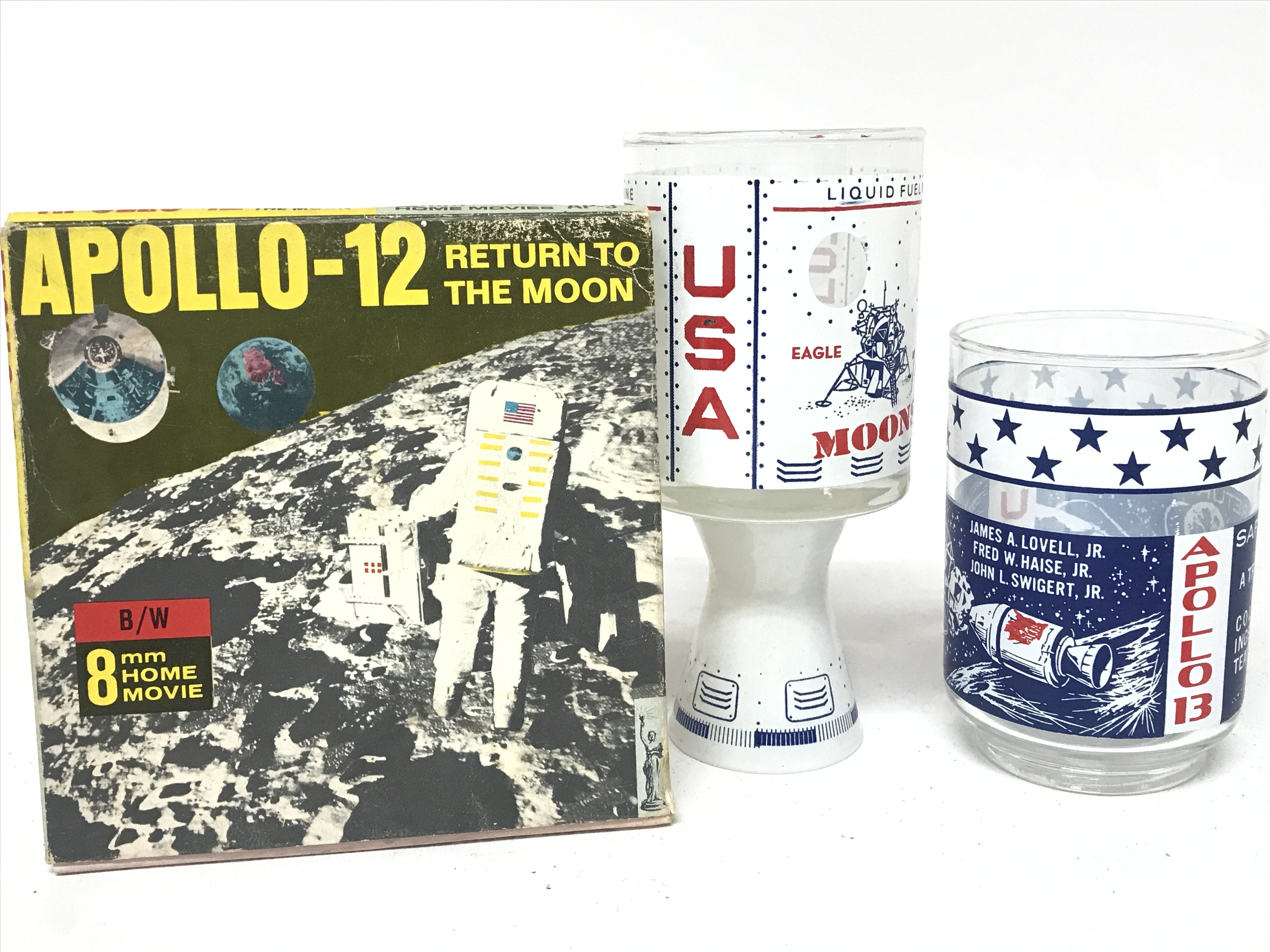 A Collection of vintage Moon landing memorabilia i
