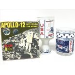 A Collection of vintage Moon landing memorabilia i