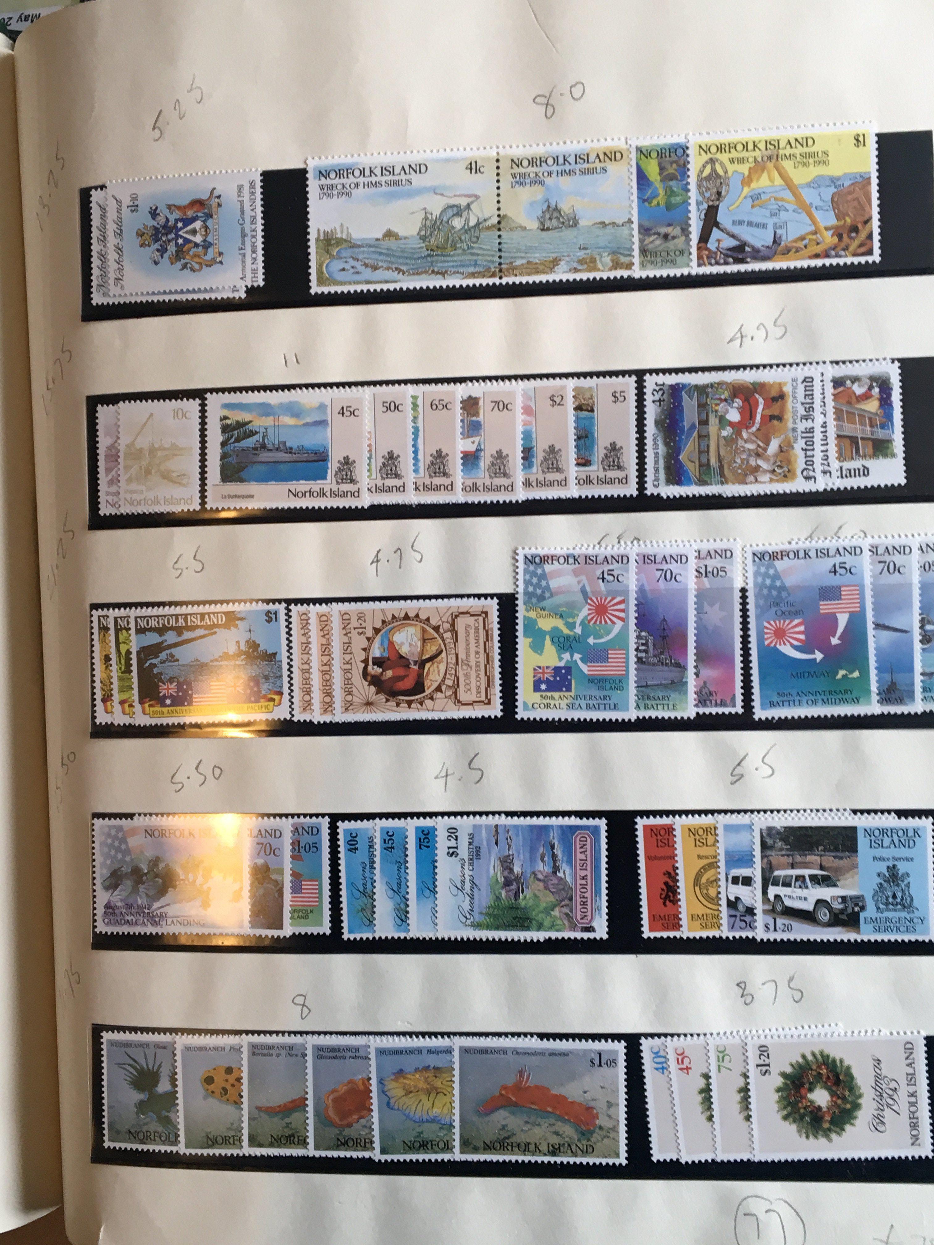 Six albums of stamps including an album of Egyptia - Image 3 of 6