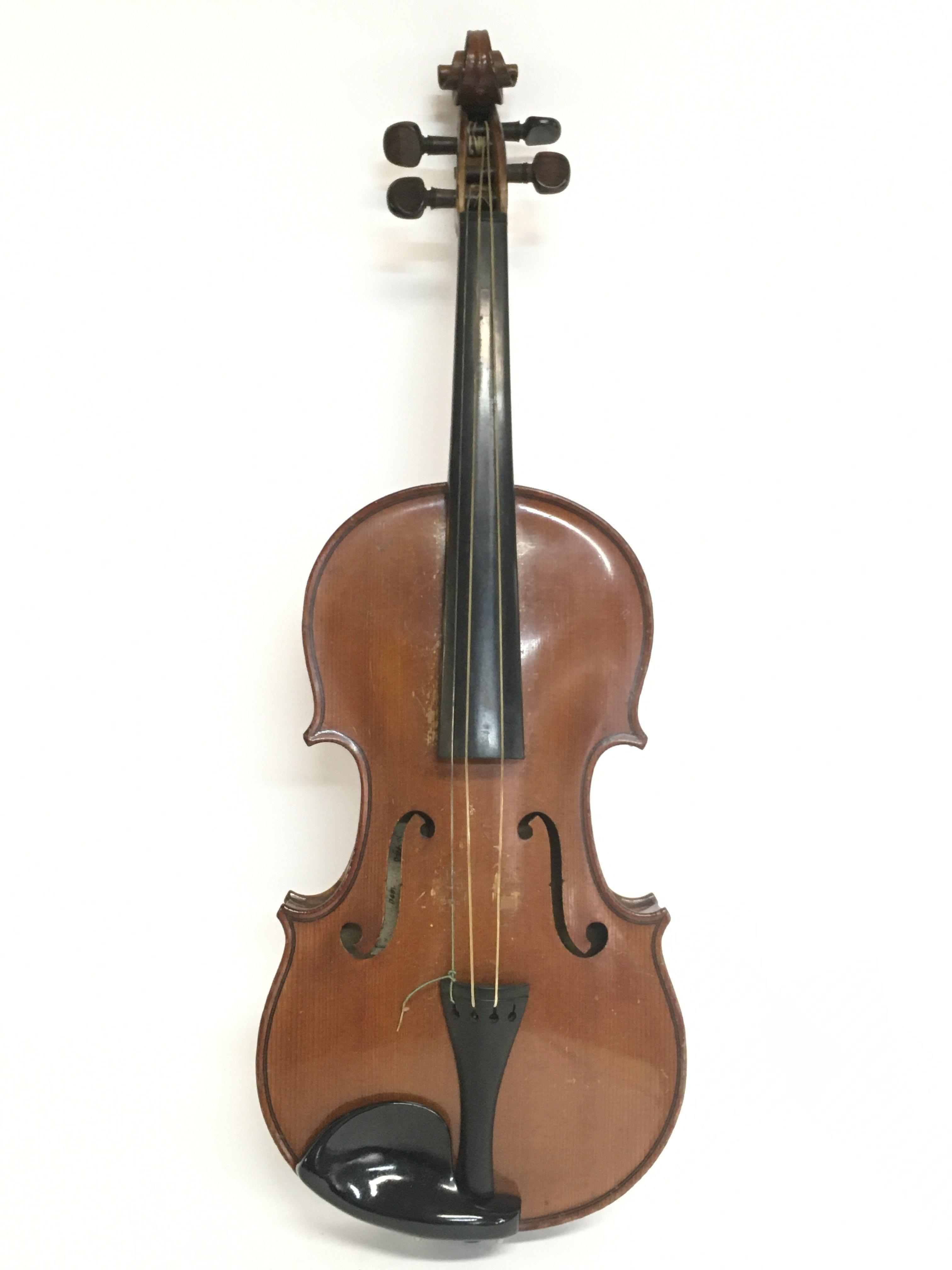 A cased Louis Genin 1909 Violin, no 193. Approxima - Bild 2 aus 12