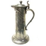 A large Kayserzinn German pewter stein, 35cm. (C)