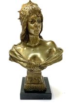 After Emmanuel Villanis, an Art Nouveau Gilt bronz