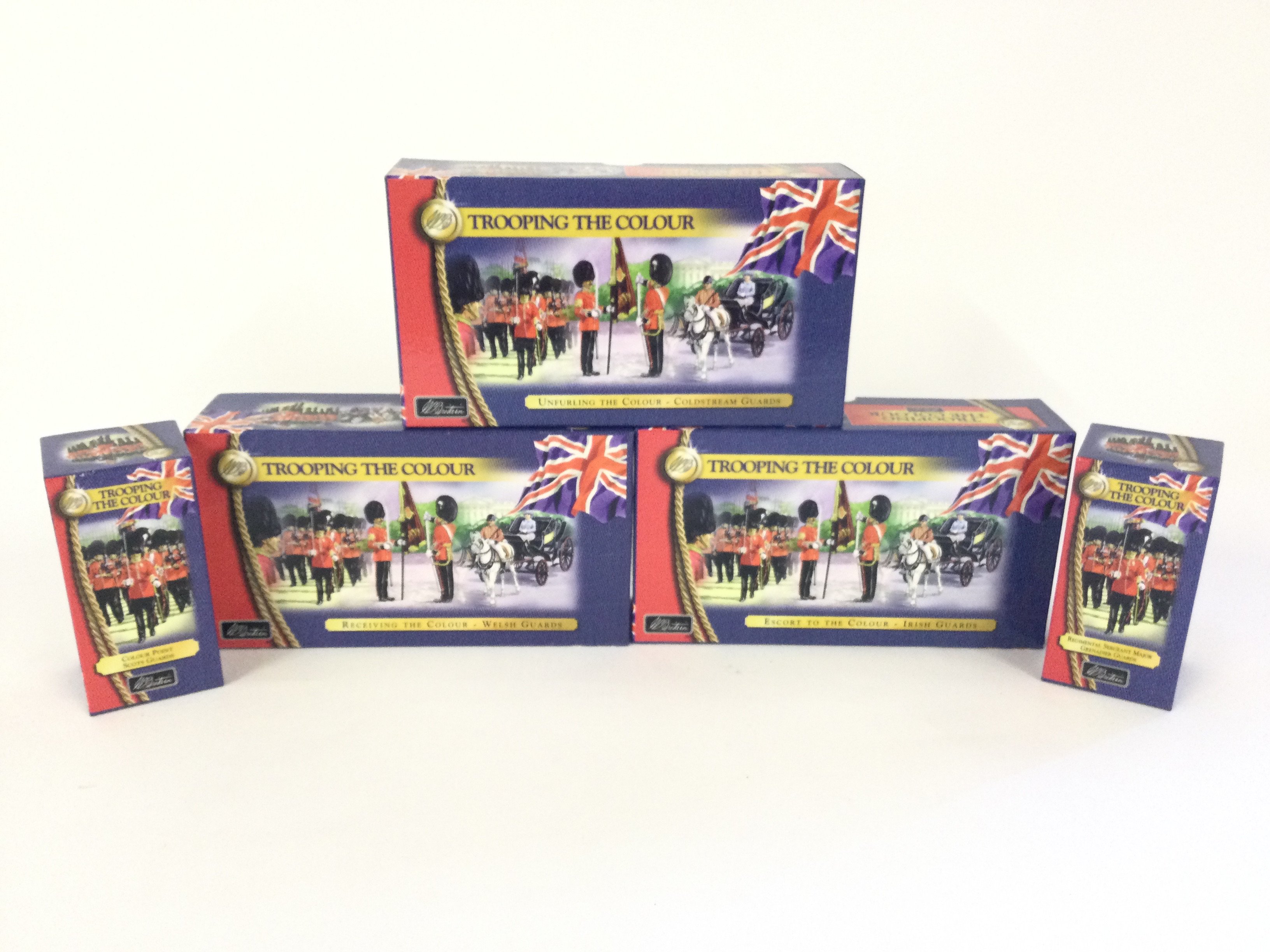 5 boxes Britains.Trooping the Colour series 40110.