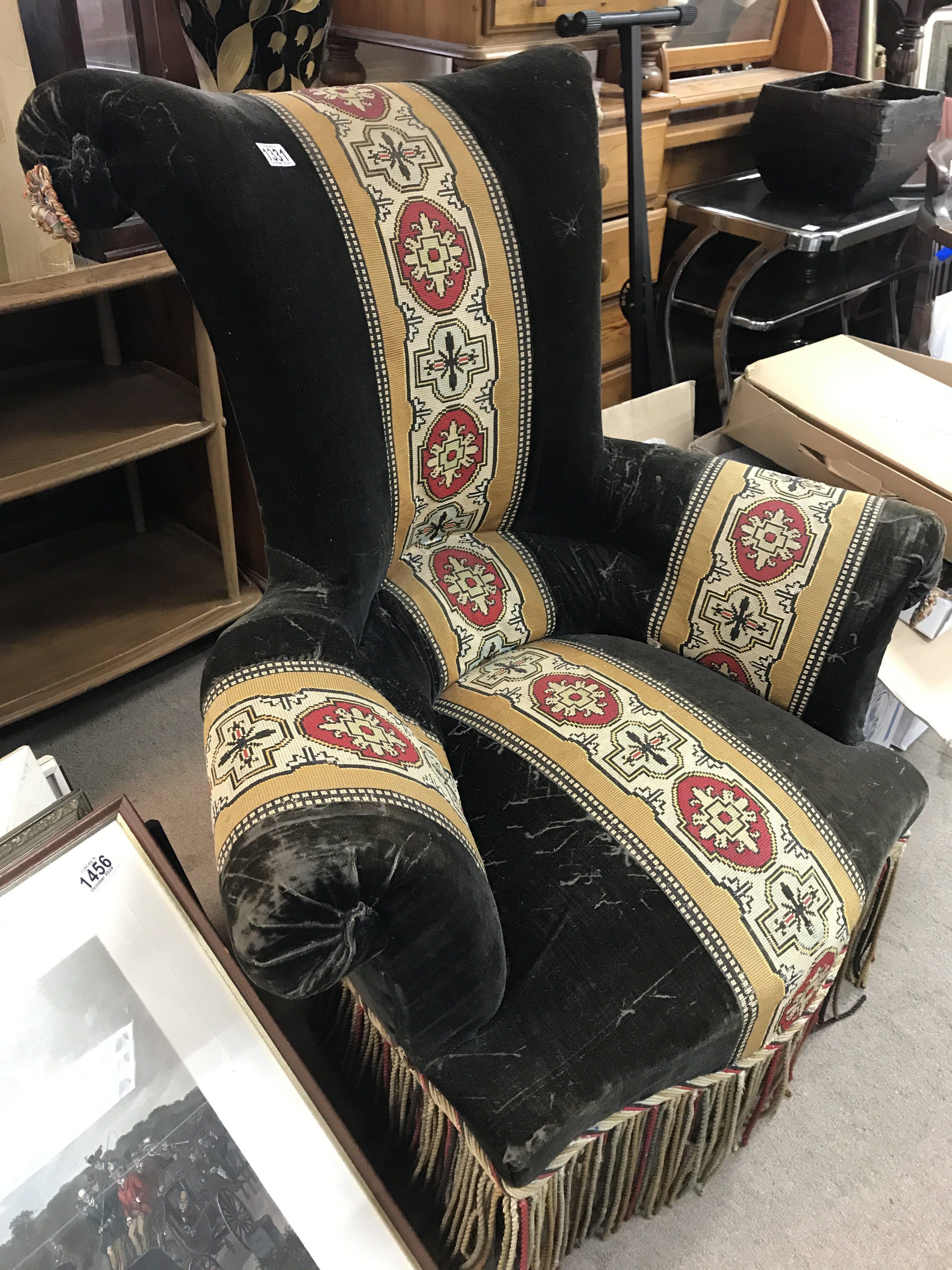 A Napoleon lll armchair. - Image 2 of 2