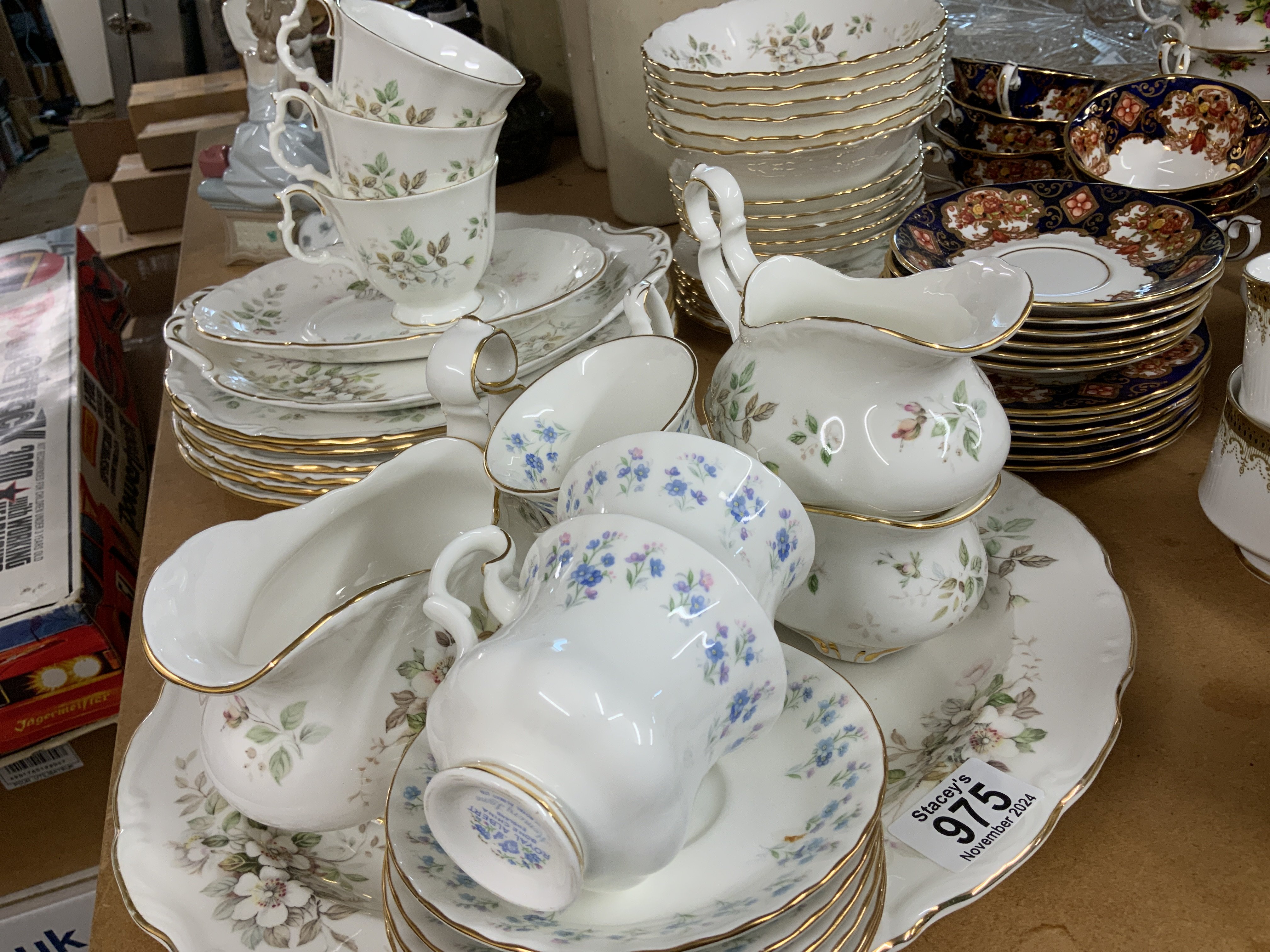 Royal Albert mixed china Haworth and Memory lane p