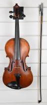 1924 Aeona violin labelled 'Koch & Sterzel A.=G. Dresden 1924 Aeona #I/524 nach Prof F J Koch W Z