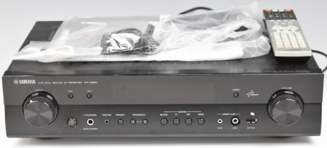 Yamaha RX-S600 AV receiver with remote control, antenna, instruction manual and original box