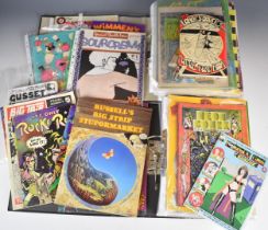 A collection of underground adult humour and subculture comics / magazines to include Fat Freddy's