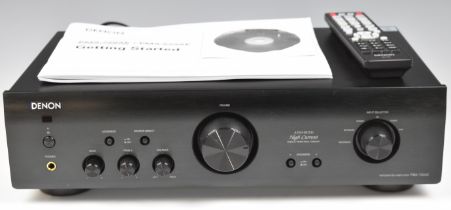 Denon PMA-720AE integrated amplifier with remote control, instruction manual and original box