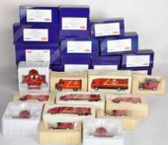 Twelve Corgi Royal Mail Millennium Collection diecast model cars, vans and lorries, all in