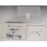 Tracey Emin, CBE, RA (b1963) YBA 'Suffer Love' 2009 signed limited edition 136/250 erotic etching,