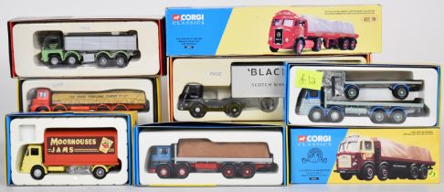 Ten Corgi Classics and similar diecast model haulage vehicles to include Foden S21 Mickey Mouse 8