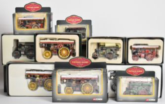 Twelve Corgi Vintage Glory of Steam diecast model showman's engines to include Fowler B6 'The