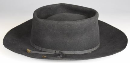 Neil Diamond's wide brimmed hat by Miller's, 123 East 24 St New York. Provenance: Neil Diamond was
