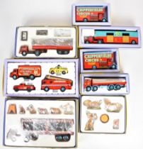 Eight Corgi Classics Chipperfield's Circus diecast model vehicles to include Bedford O Articulated