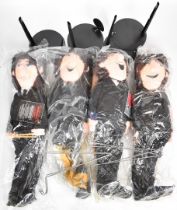 Four Beatles Forever Applause Dolls comprising John, Paul, George and Ringo complete with