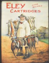 Eley Cartridges Always Reliable shop display or advertising watercolour depicting a gentleman