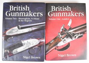 British Gunmakers by Nigel Brown, Quiller Press, 2004, hardcover two volumes Volume One London and
