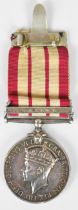Naval General Service Medal 1915-1962 with Malaya clasp, named to RM 9252 MNE H J Edwards, Royal
