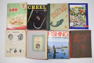 Collection of vintage fishing tackle catalogues for Allcocks, Wilkes, Osprey and Milward and a