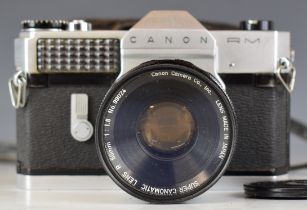 Canon RM Canonflex 35mm SLR camera with Super Canonmatic R 50mm 1:1.8 lens
