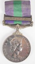 British Army Queen Elizabeth II General Service Medal 1918-62 with clasp for Malaya named to