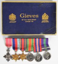 The Most Excellent Order of the British Empire OBE miniature medal group of six comprising OBE