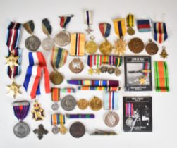 Approximately thirty assorted British medals including miniatures, sporting, shooting, Coronation,