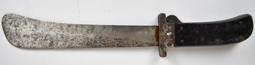 American WW2 era folding survival knife / bolo / machete with 25cm blade, 'Camilus' just legible