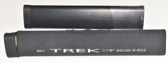 Two Fox Trek travel sea fishing rods comprising 11'62 Beach 5-6oz and 7' Boat 30-50lb