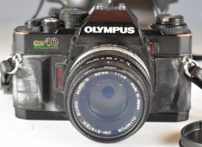 Olympus OM40 Program 35mm SLR camera with 50mm 1:1.8 lens