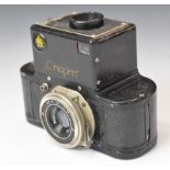 Gomz Cnopm Russian 35mm sport camera, circa 1930's, with 1:3.5 5cm lens