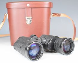 Cased pair of Carl Zeiss Jena Jenoptem 10 x 50W binoculars