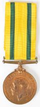 British Army Territorial Force War Medal named to 2341 Pte F G Edwards, Somerset Light Infantry